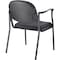 Global Industrial Contoured Chair With Arms, Fabric Upholstery, Black 516129BK - alternate 2